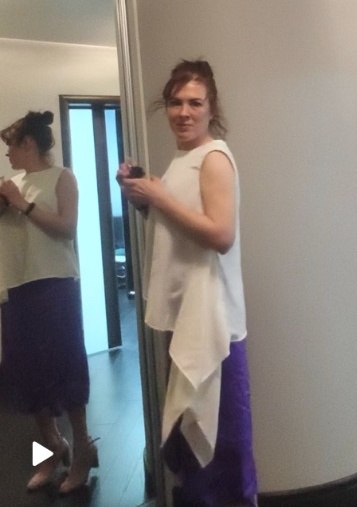 Топ с драпировкой фото