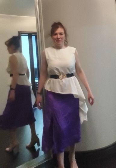 Топ с драпировкой фото