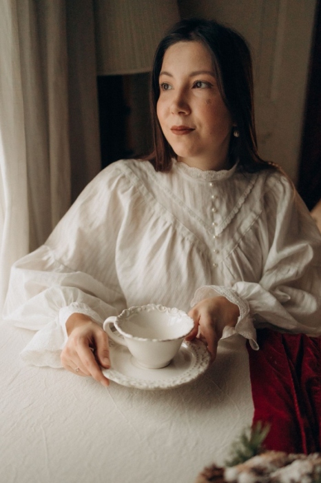 Блузка с нотками эдвардианского стиля