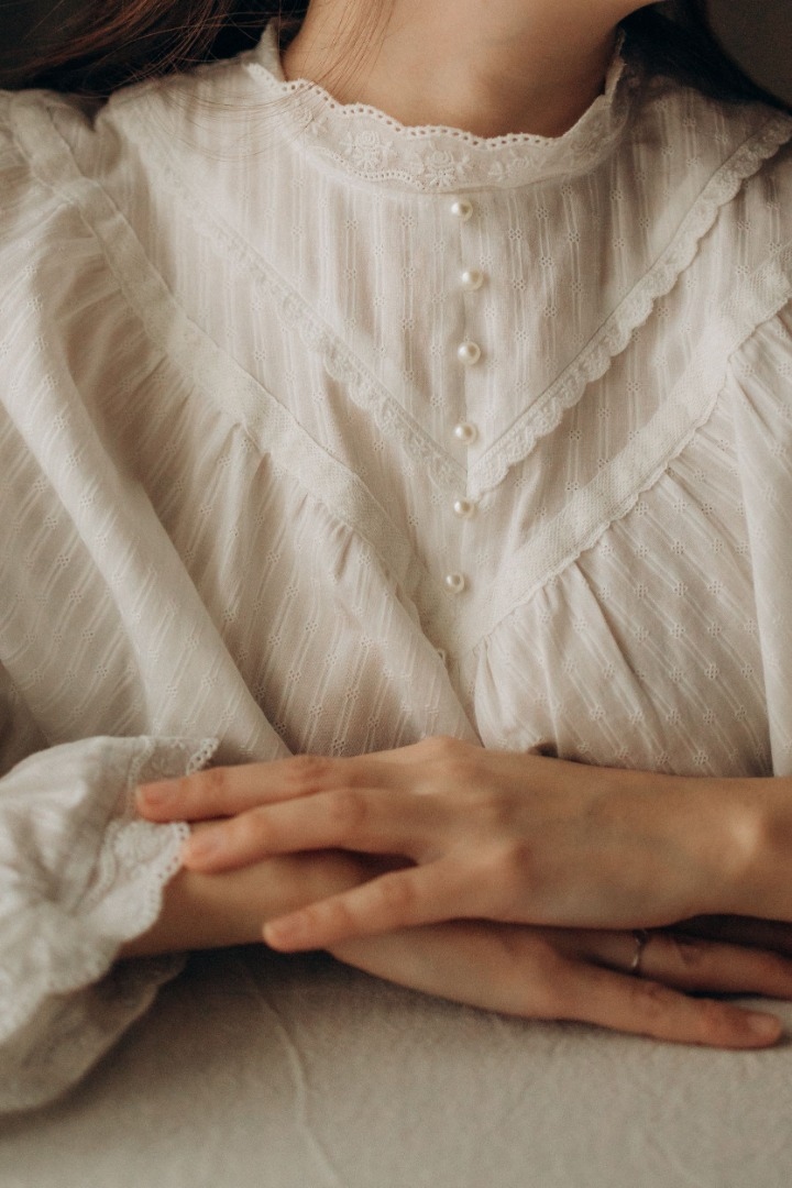 Блузка с нотками эдвардианского стиля фото