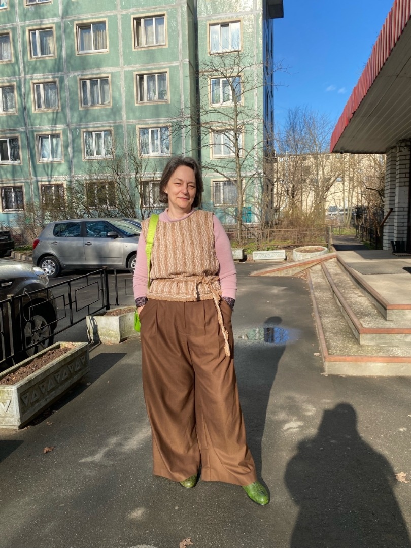 Шерстяные брюки фото