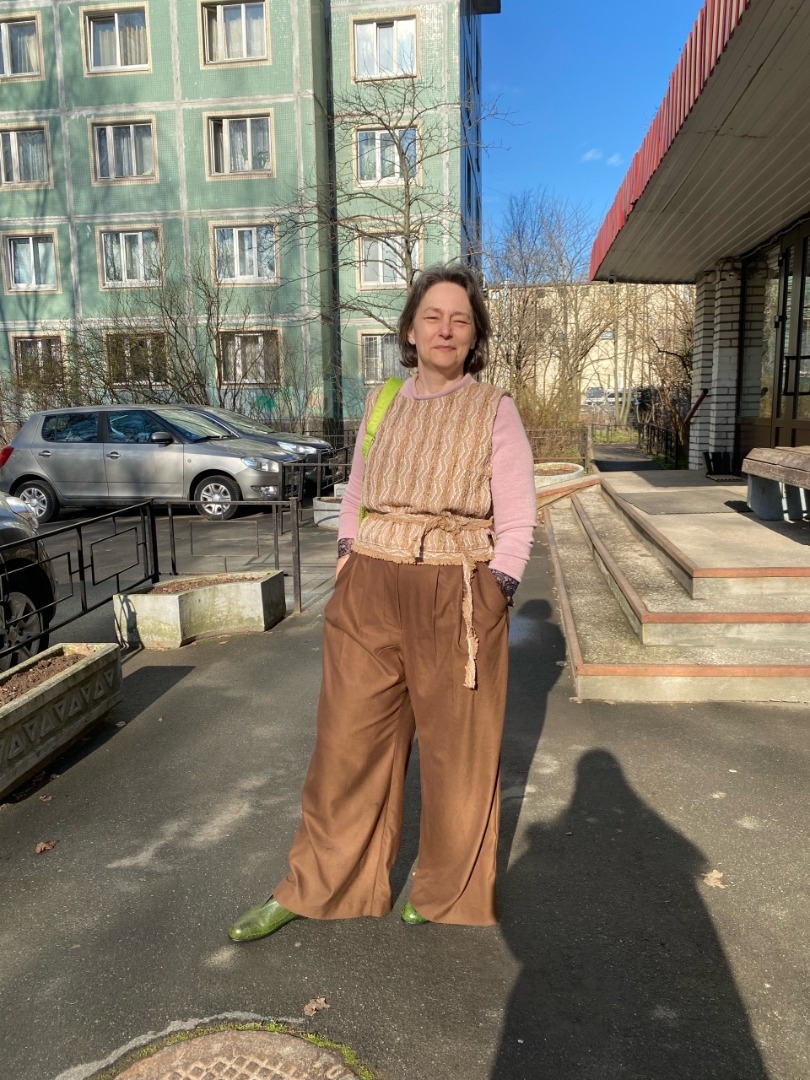 Шерстяные брюки фото