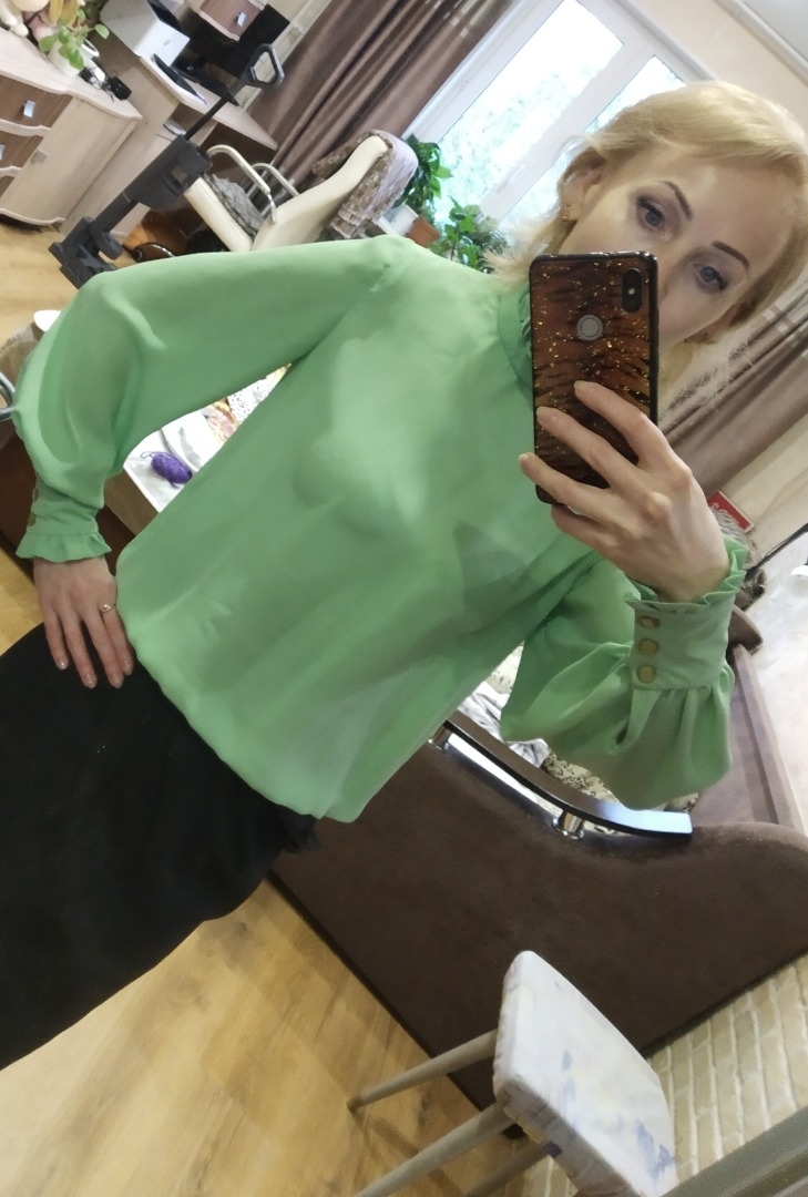 Блузка по выкройке Дарья фото