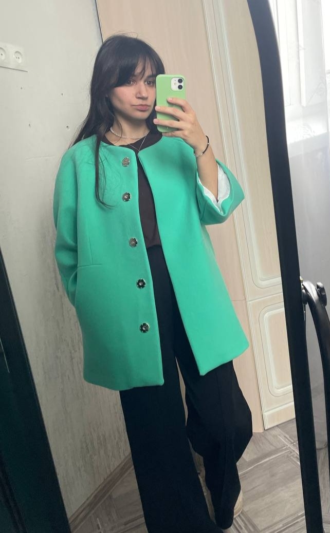 Пальто-кокон для принцессы фото