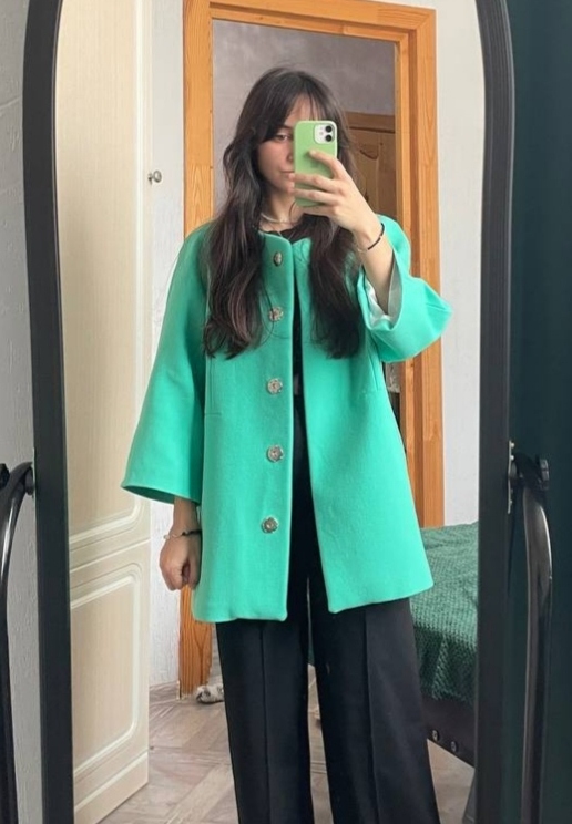 Пальто-кокон для принцессы фото