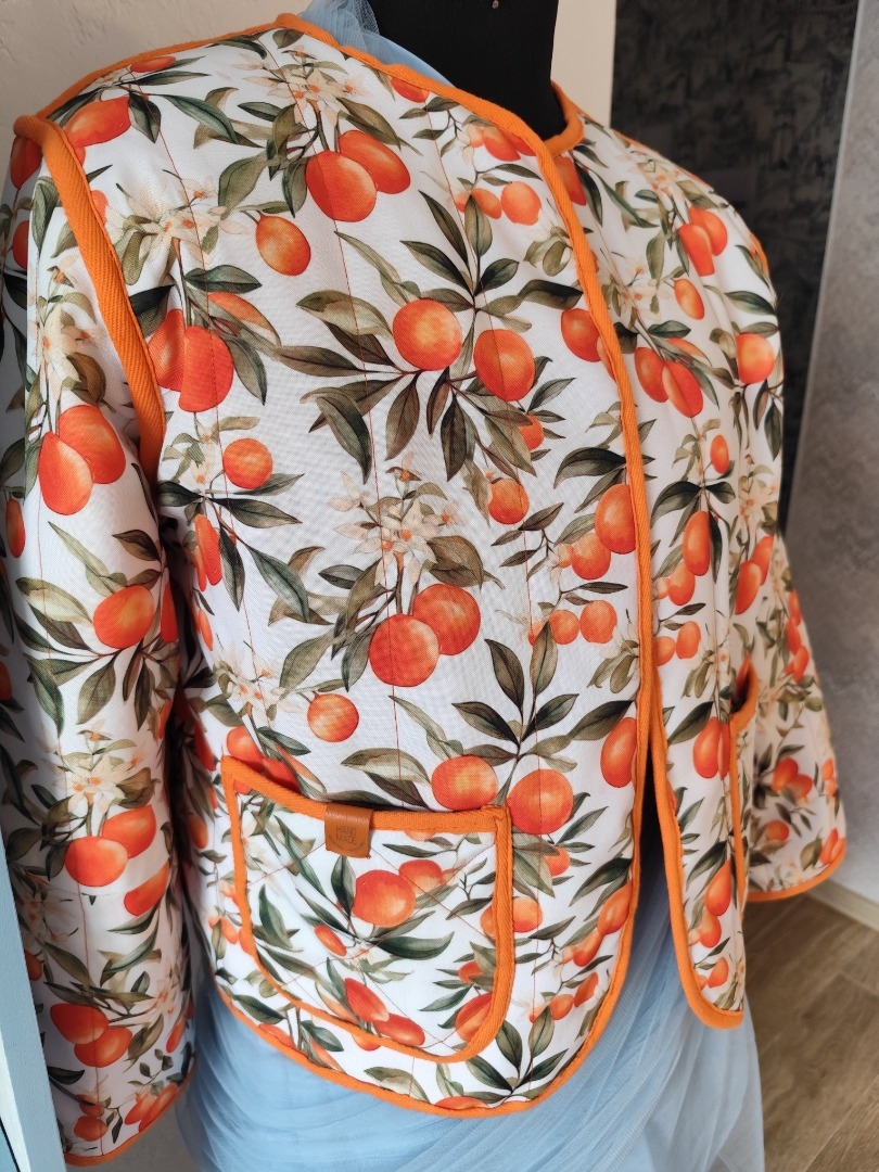 Фуфайка «Дина» с апельсиновым настроением фото