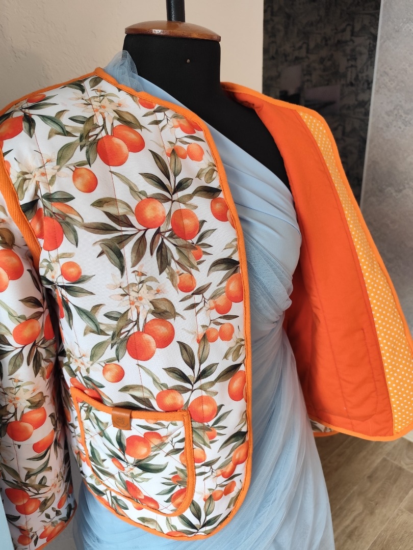 Фуфайка «Дина» с апельсиновым настроением фото