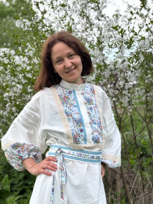 Платье в славянском стиле