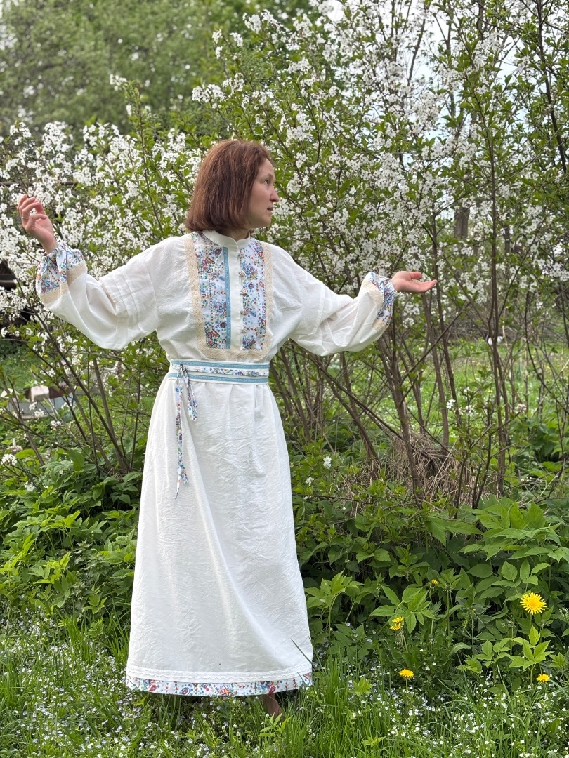 Платье в славянском стиле фото