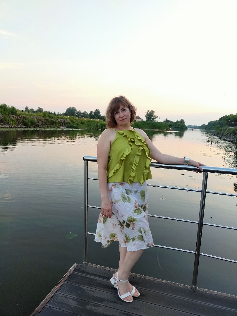 Топ с воланами фото