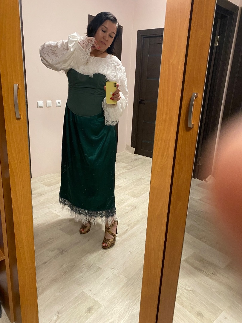 Юбочка с шантильи фото
