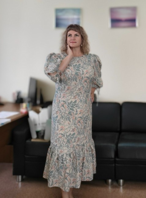 Платье «Гранатовые облака»