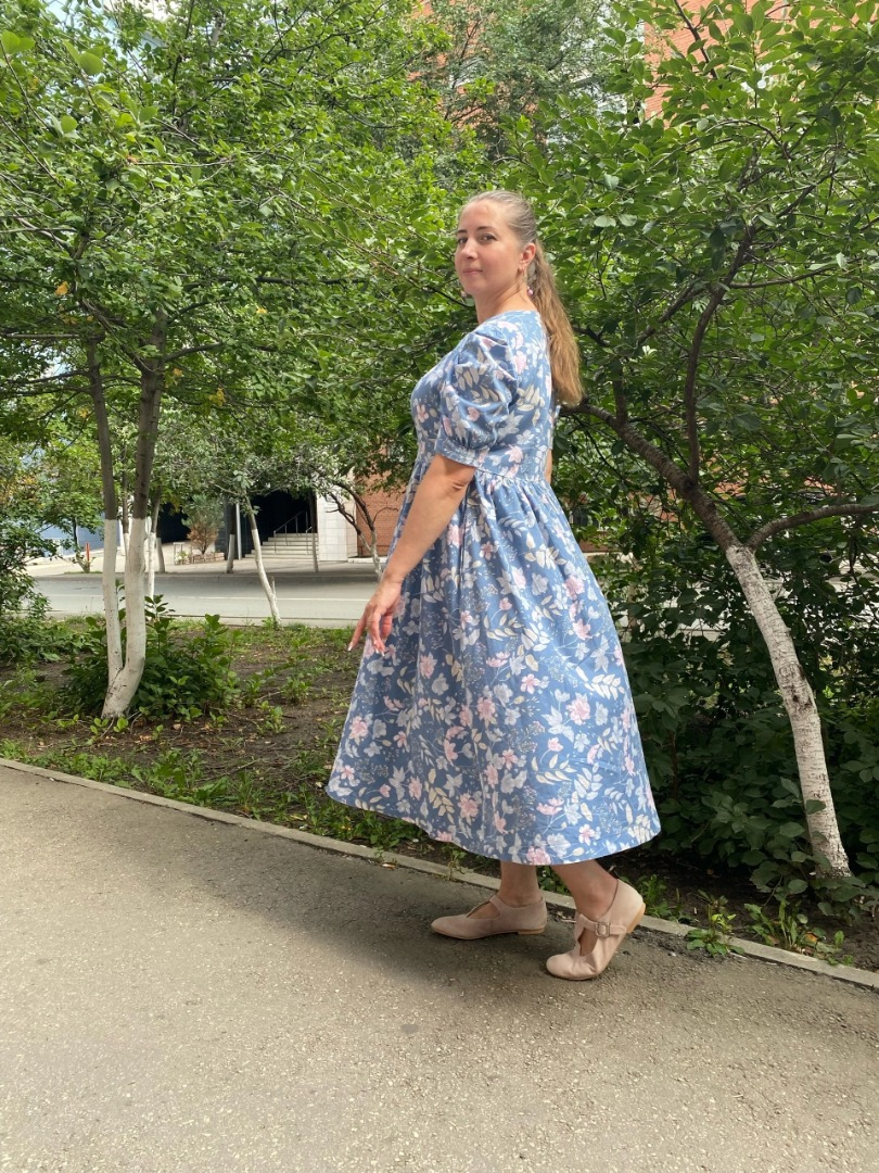 Сатиновое платье фото