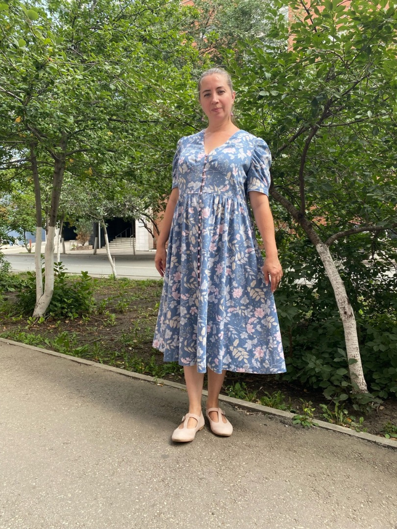 Сатиновое платье фото