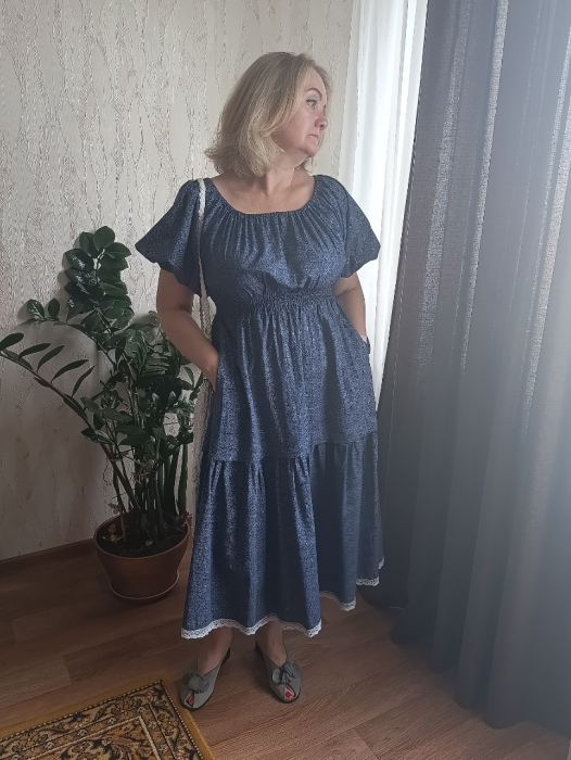 Платье с завышенной талией Лиза