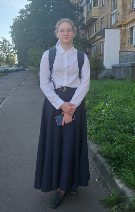 Юбка для старшеклассницы