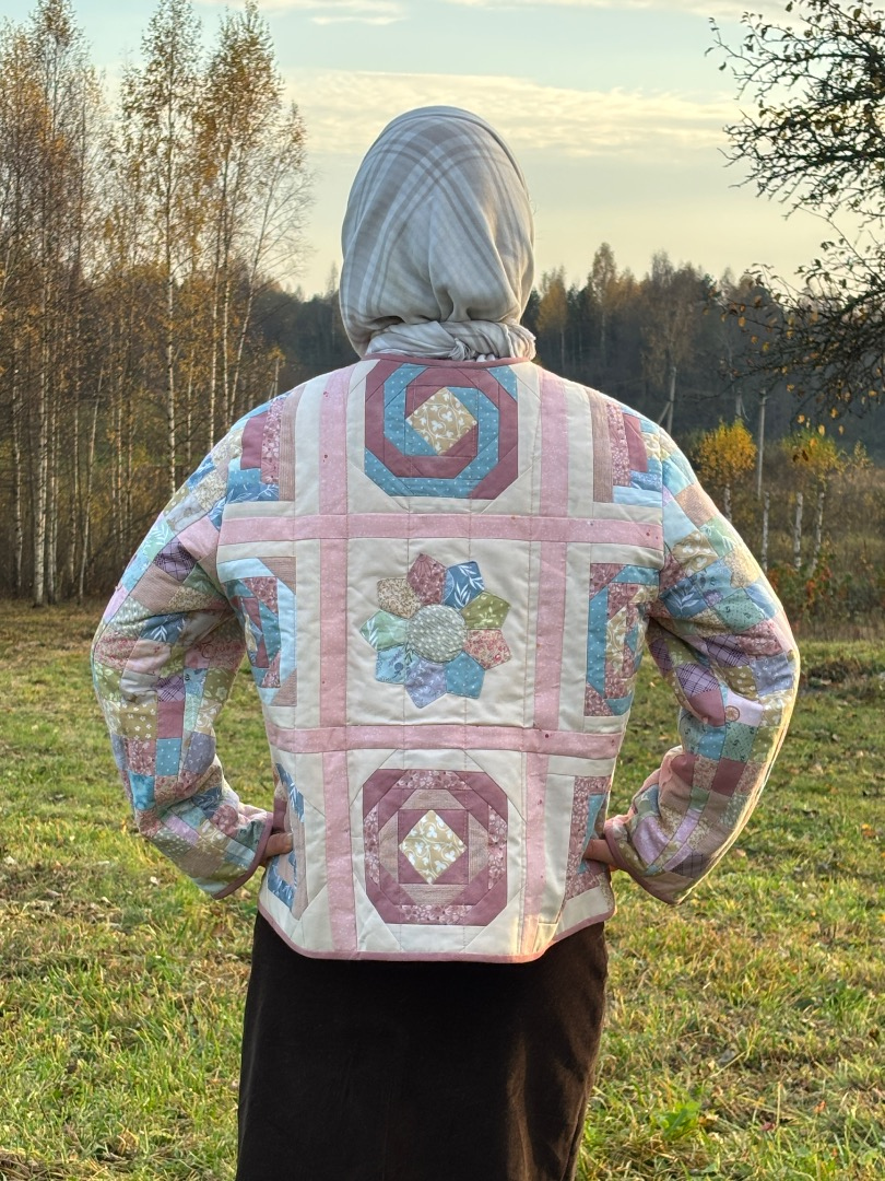 Телогрейка из кусочков фото