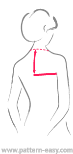 Выкройка-основа платья прямого силуэта
