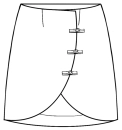 Выкройка юбки. Коллекция в азиатском стиле «Икигай»