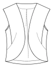 Выкройка жилета. Коллекция в азиатском стиле «Икигай»