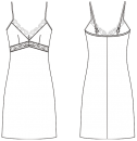 2 в 1: Выкройка платья-комбинации и топа