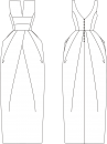Платье для торжеств. Инструкция по распечатке выкроек и последовательность пошива