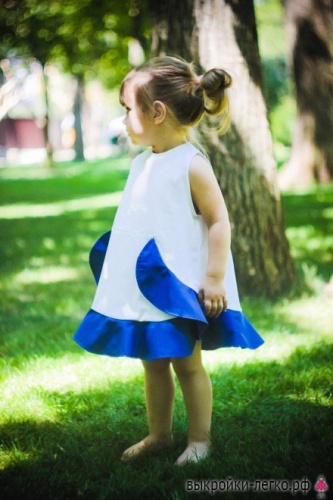 Платье-бебидолл для девочек. Инструкция по распечатке выкроек и пошиву