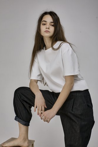 Женская футболка-топ. Инструкция по печати и пошиву выкроек