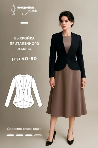 Выкройка приталенного жакета