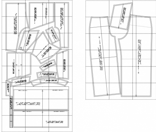 Выкройка брюк основы. Пошаговое описание построения по итальянской методике