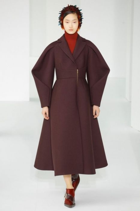 Выкройка: пальто с рукавом три четверти выкройка-лекало