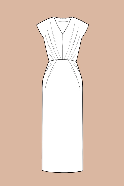 Выкройка платья-футляр. Праздничная коллекция «Джоконда»_normal