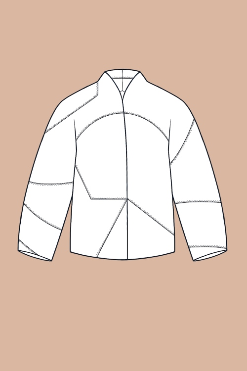 Выкройка душегреи. Коллекция в русском стиле «Смеяна»_normal