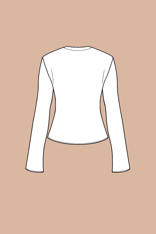 Выкройка лонгслива с палантином. Коллекция «Пятница»_normal