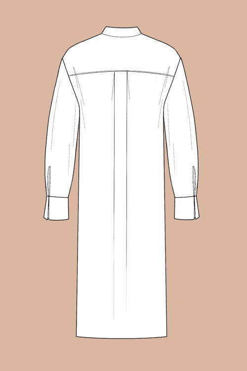 Выкройка платья-пальто. Коллекция в русском стиле «Смеяна»_normal