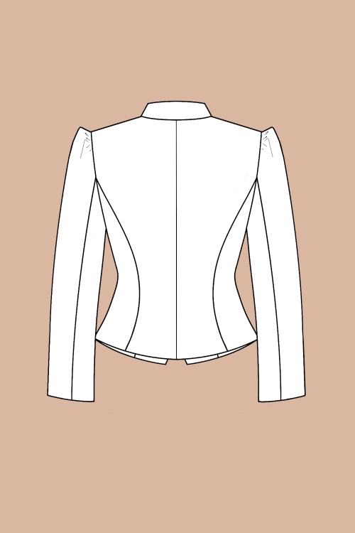 Выкройка жакета. Коллекция в русском стиле «Смеяна»_normal