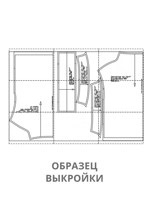 Выкройка трикотажного топа. Бохо коллекция «Аяна»_normal