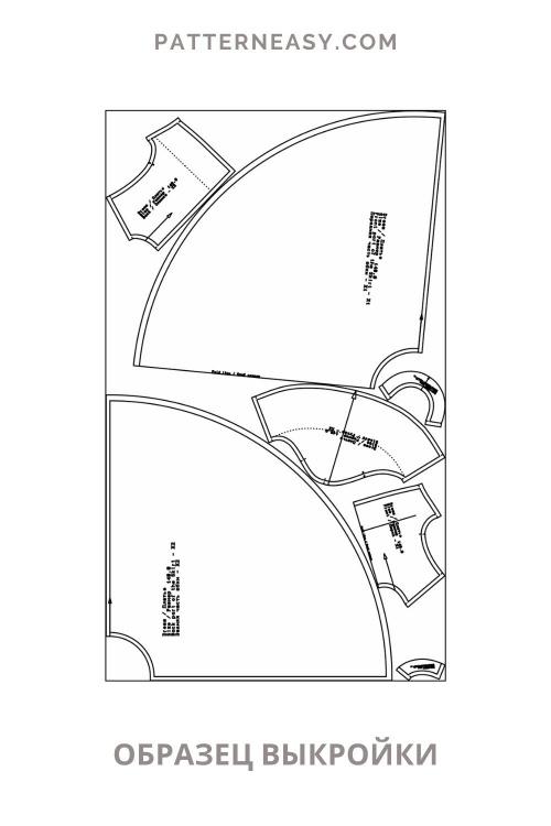 Готовые выкройки для скачивания бесплатно от Анастасии Корфиати