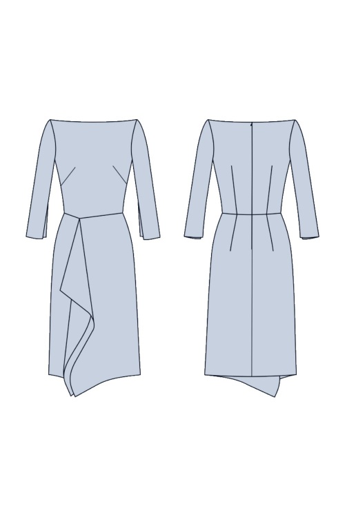Технология изготовления женского летнего платья приталенного силуэта | Курсовая работа - бесплатно