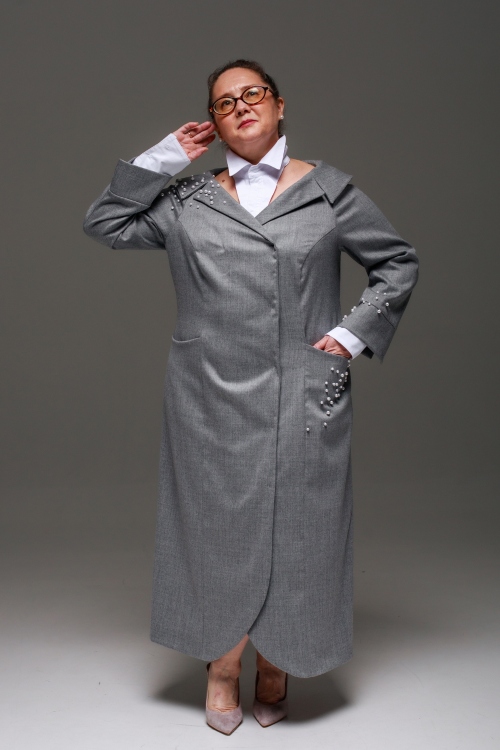 Выкройка платья-жакета. Праздничная коллекция «Джоконда»_normal