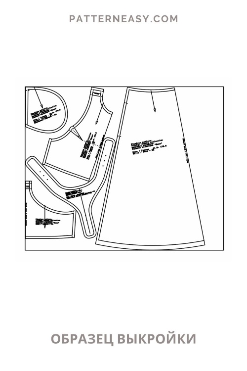 Выкройки сарафанов для женщин: купить и скачать готовую выкройку сарафана