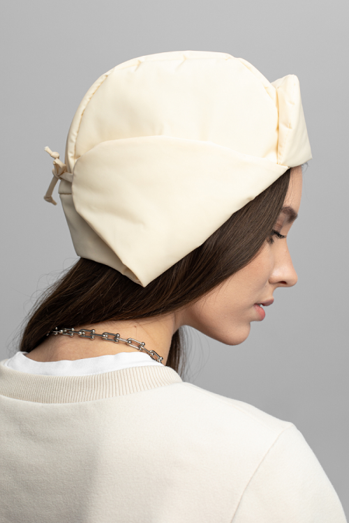 Выкройка женская тканевая с меховой подкладкой шапка-ушанка размер от 46 до 58