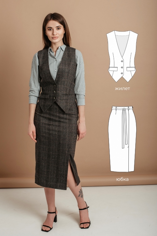 Выкройка юбки-карандаш «Максима»_normal