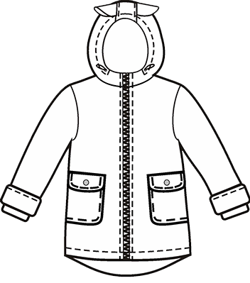 Выкройка детской зимней куртки (рост 68-128)_normal