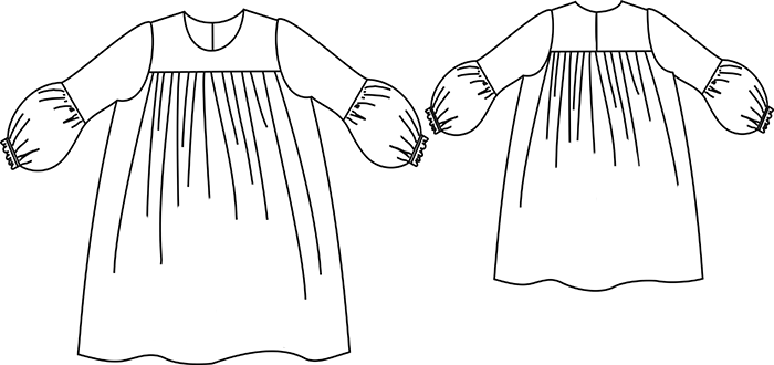 Выкройка платья для девочки фото