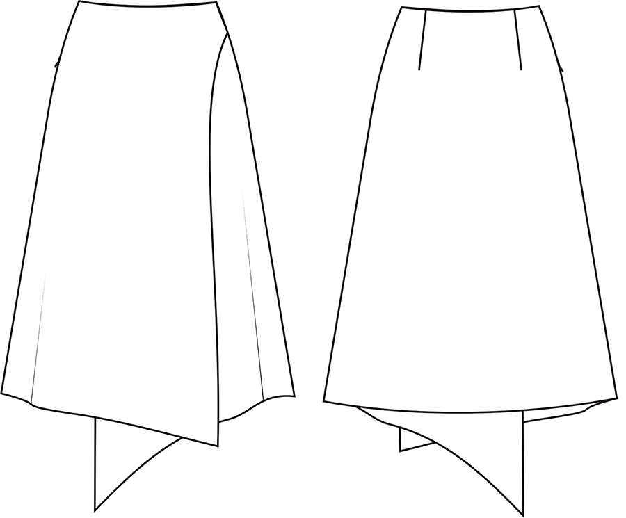 Модели юбок длинных для пошива